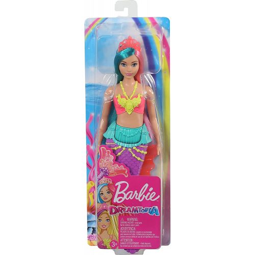 Mattel Barbie - Dreamtopia - Green -pink Hair Morman